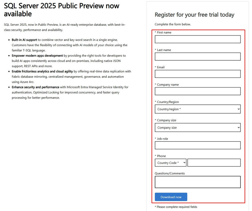 Microsoft SQL Server 2025 Kurulumu