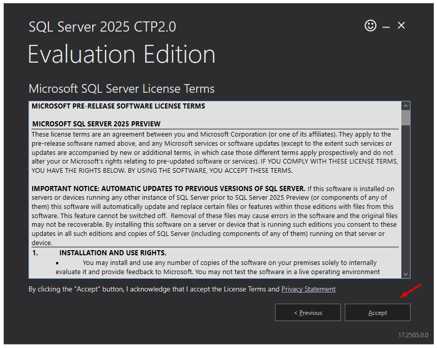 SQL Server 2025 Kurulumu 2