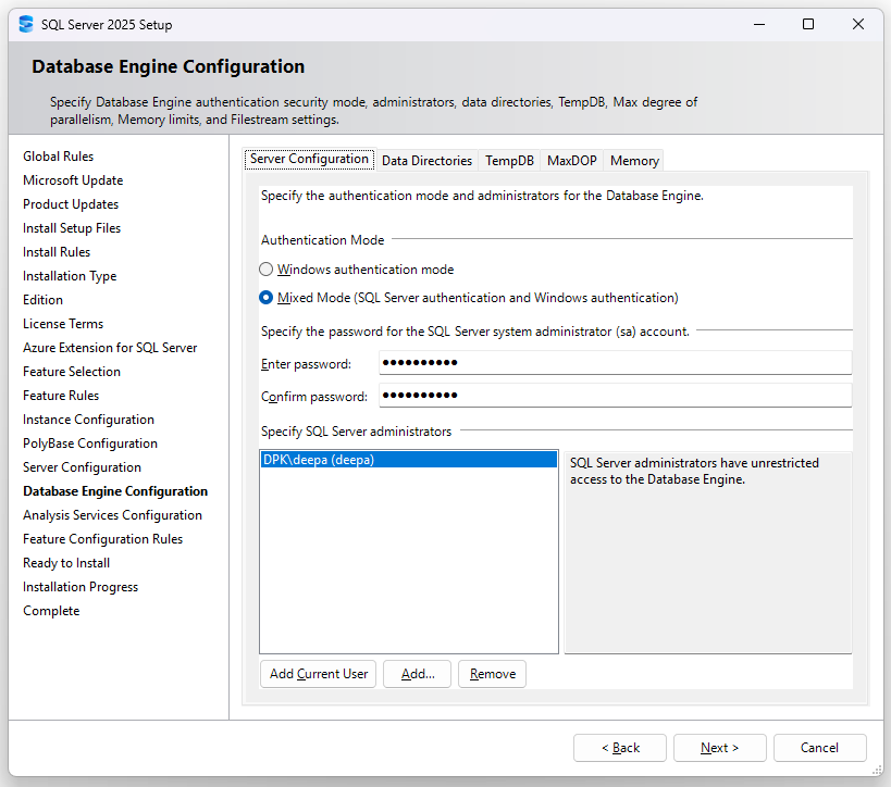 SQL Server 2025 Kurulumu 8
